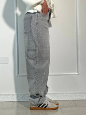 Belle glinsterende damesjeans | Stretch skinny jeans met subtiele sparkle
