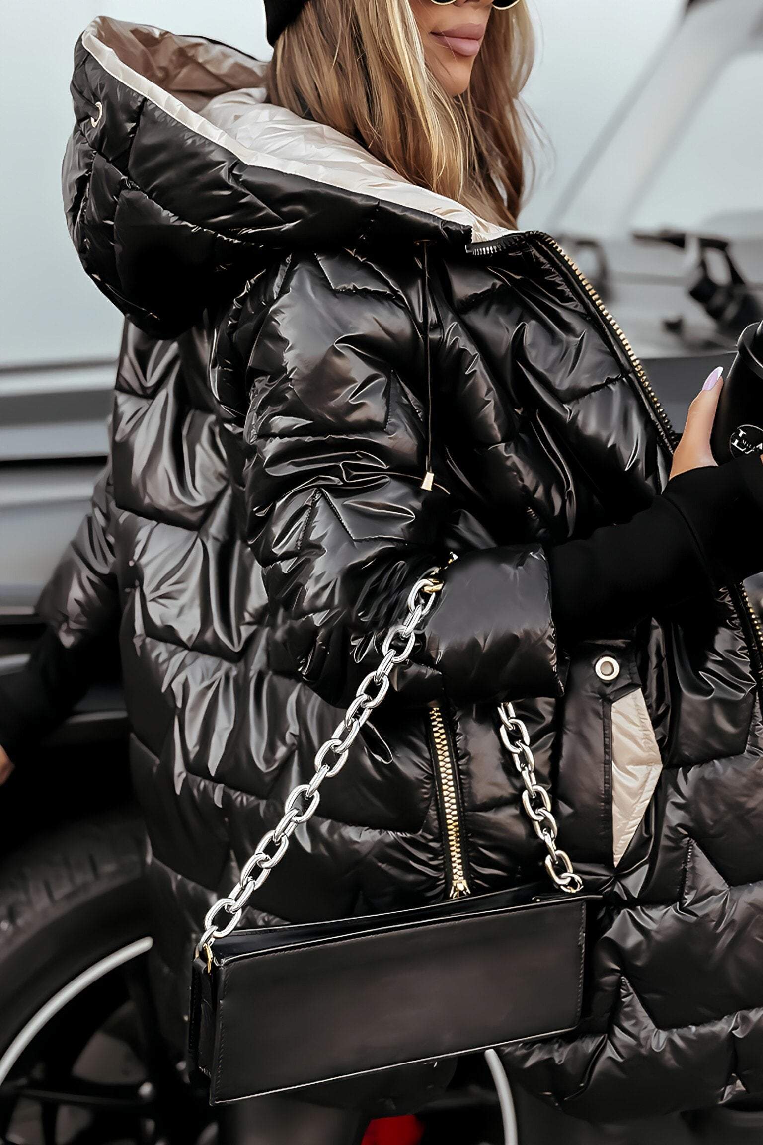 Astrid Hooded Damesjas – Warme Katoenen Jas met Kap & Stijlvolle Herfstlook
