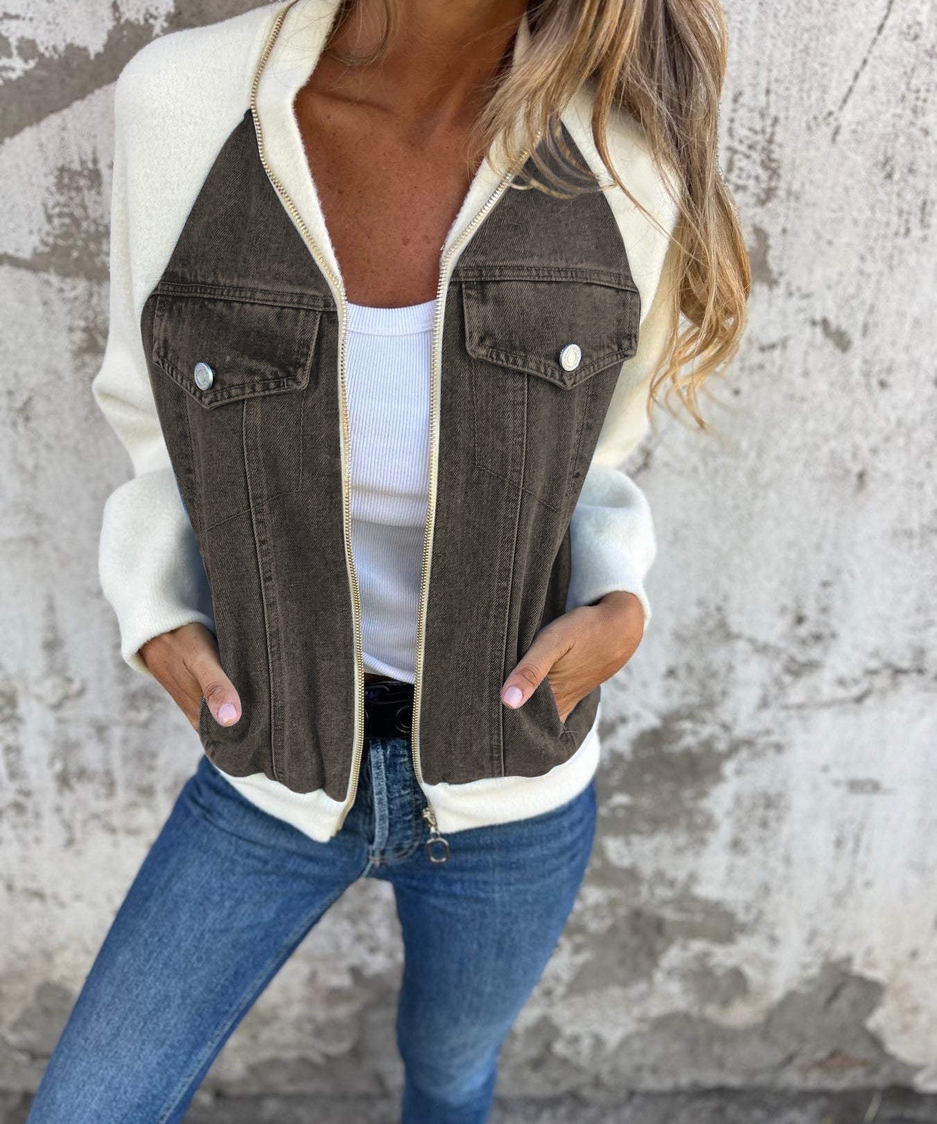 Sarah Stijlvolle Jacket Dames – Trendy Herfstjas met Comfortabele Pasvorm