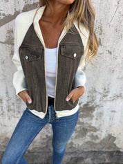 Sarah Stijlvolle Jacket Dames – Trendy Herfstjas met Comfortabele Pasvorm