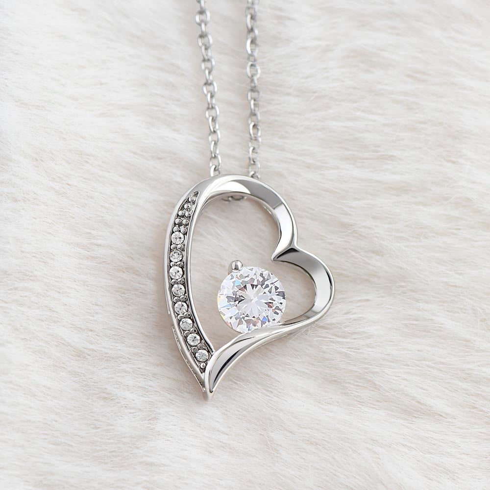 TimelessLove hart ketting – elegant sieraad met zirkonia steen