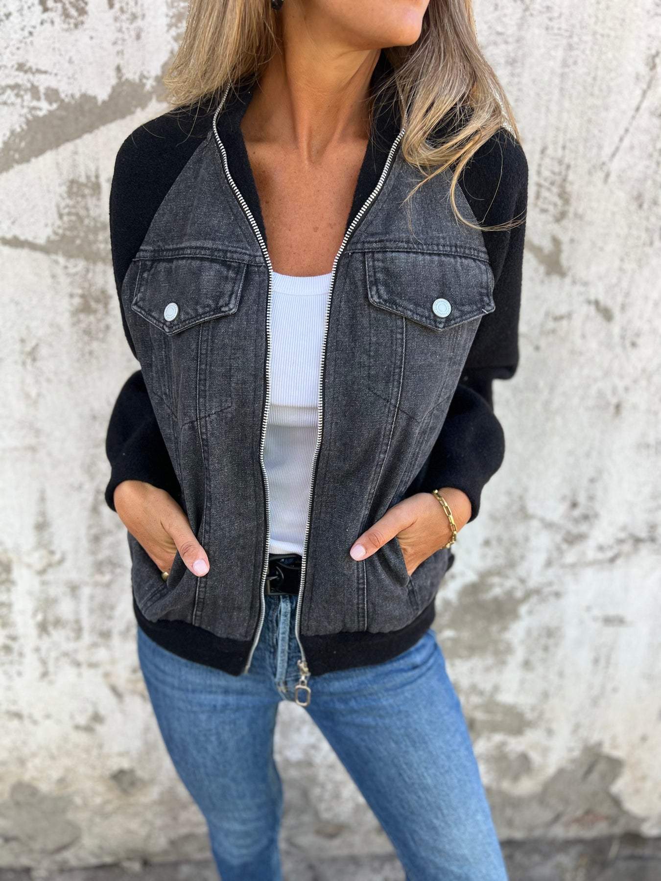 Sarah Stijlvolle Jacket Dames – Trendy Herfstjas met Comfortabele Pasvorm