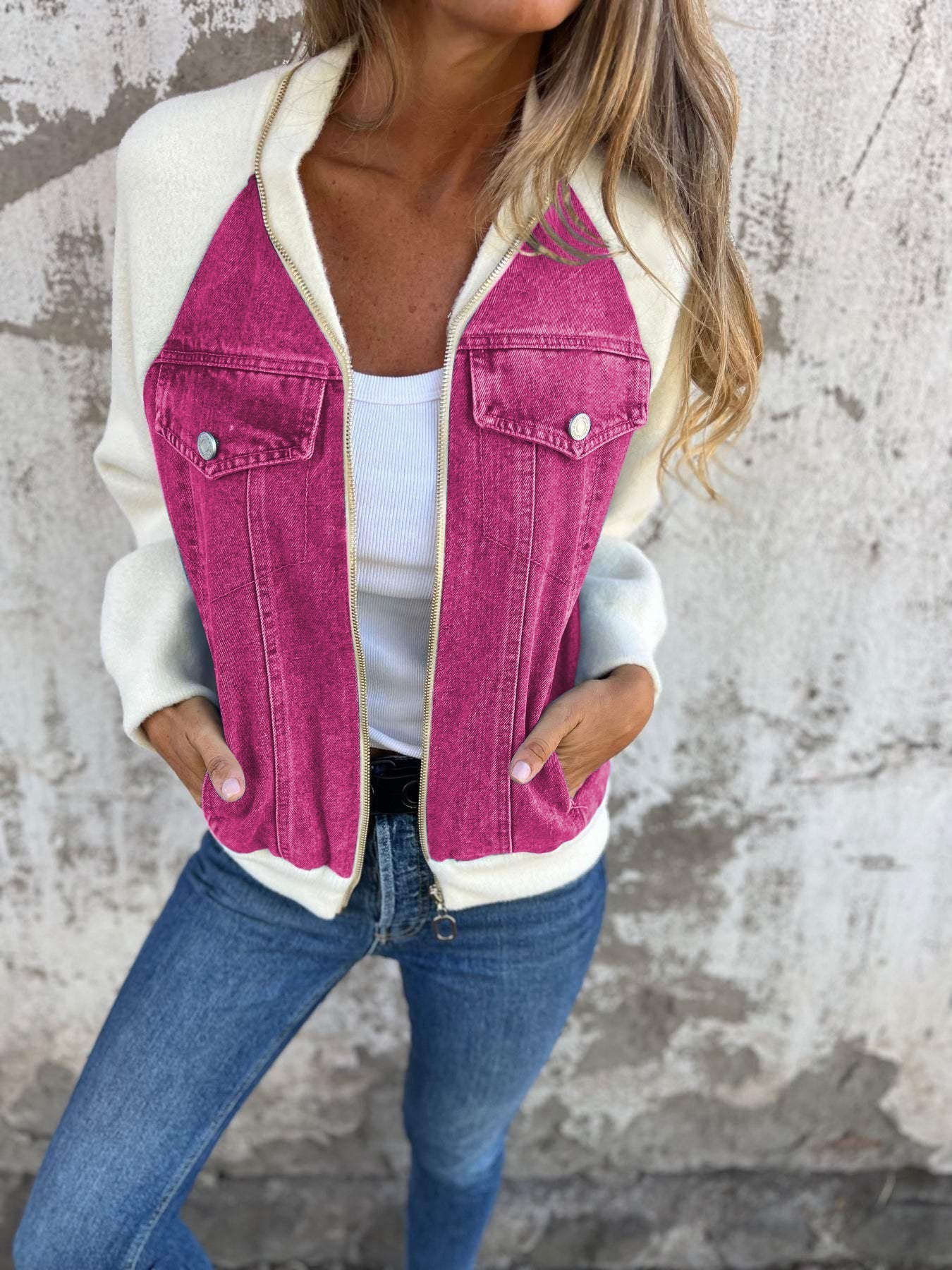 Sarah Stijlvolle Jacket Dames – Trendy Herfstjas met Comfortabele Pasvorm