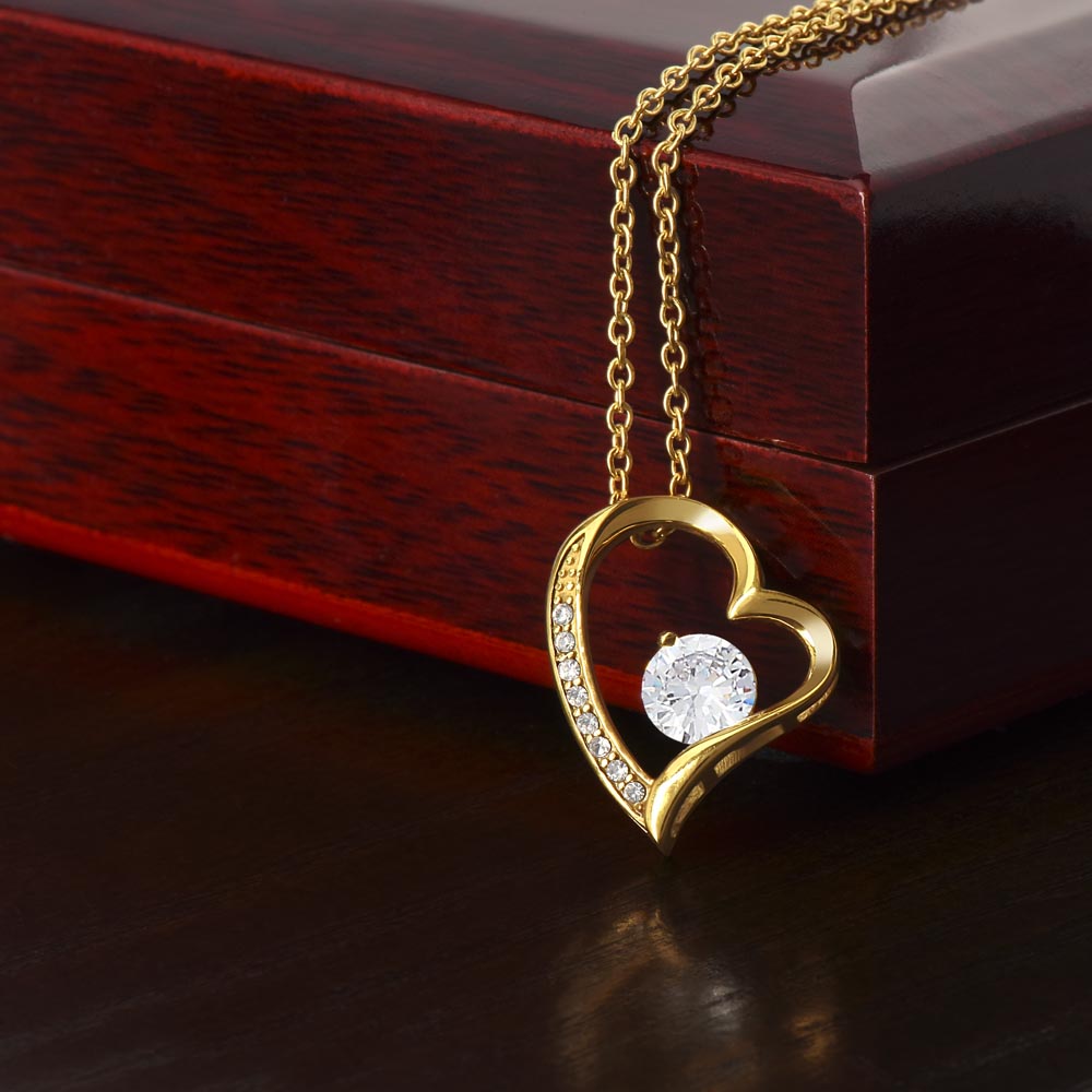 TimelessLove hart ketting – elegant sieraad met zirkonia steen