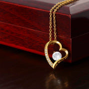 TimelessLove hart ketting – elegant sieraad met zirkonia steen