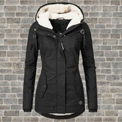 Anne Winterjas met Capuchon Dames – Warme Waterafstotende Jas met Stijlvol Design