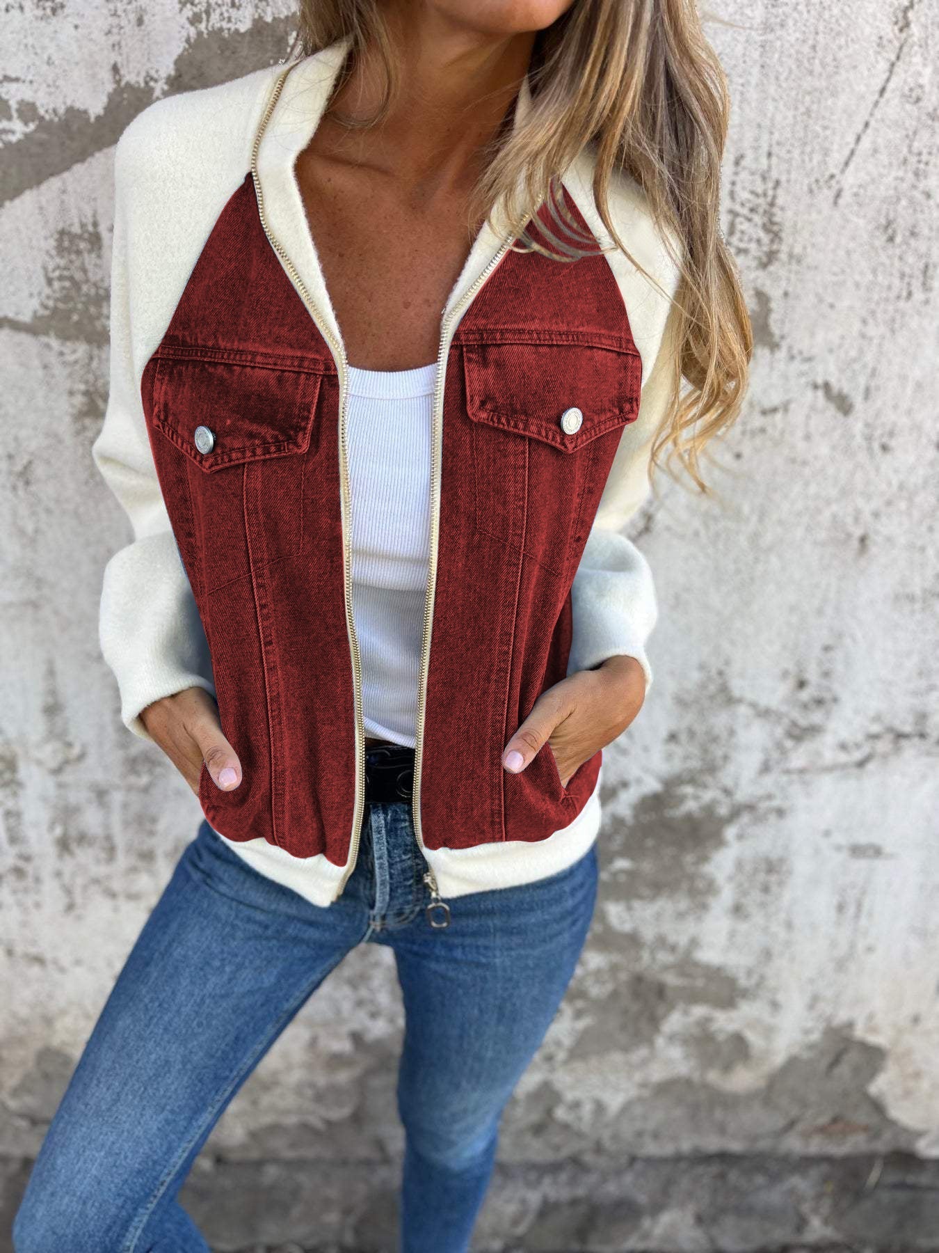 Sarah Stijlvolle Jacket Dames – Trendy Herfstjas met Comfortabele Pasvorm