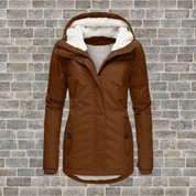 Anne Winterjas met Capuchon Dames – Warme Waterafstotende Jas met Stijlvol Design