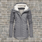Anne Winterjas met Capuchon Dames – Warme Waterafstotende Jas met Stijlvol Design