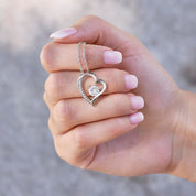 TimelessLove hart ketting – elegant sieraad met zirkonia steen