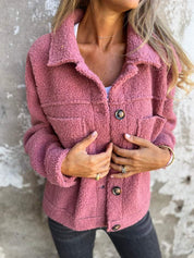 Mila Stijlvolle Herfstjas – Elegante en Warme Damesjas met Knopen