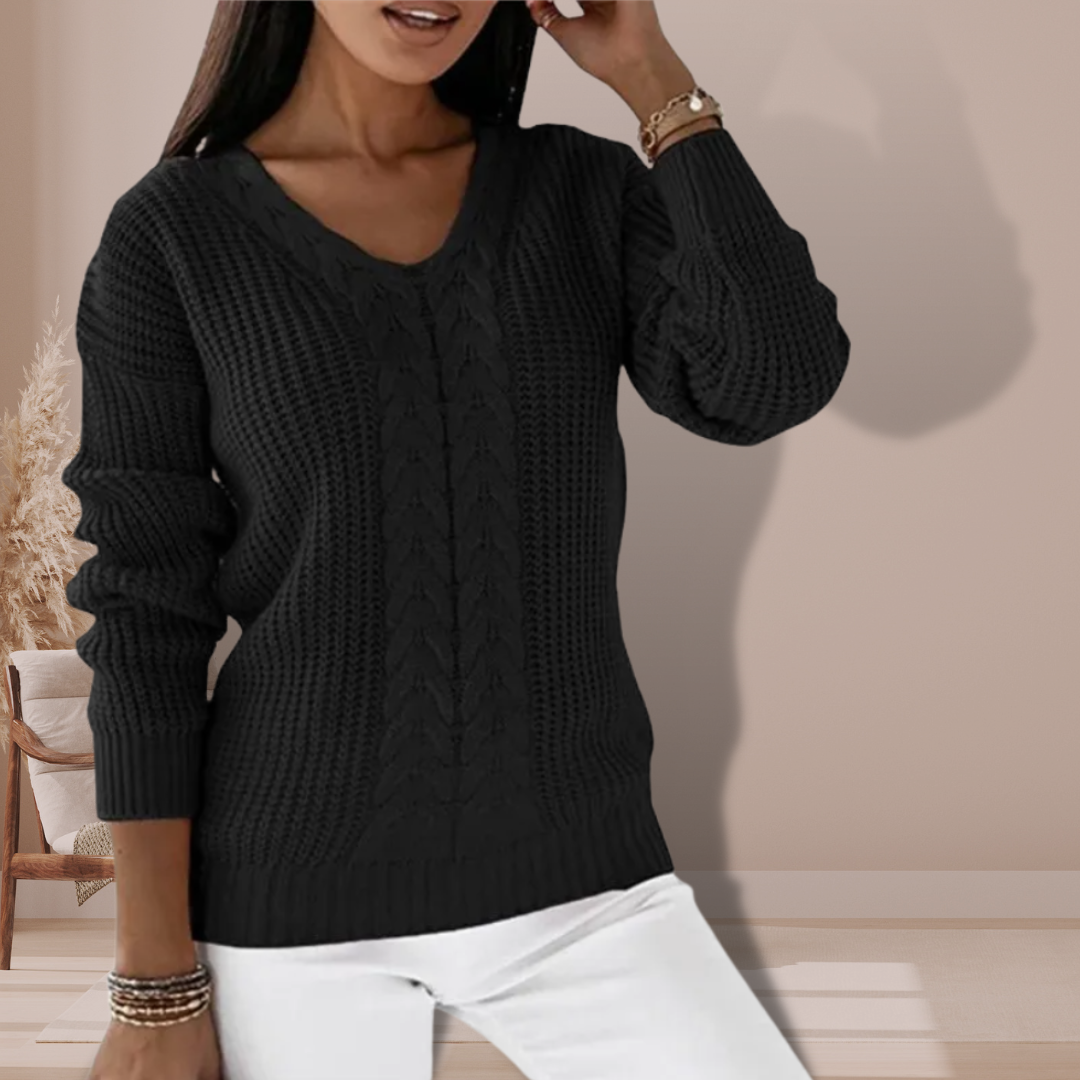 Oriana Gebreide Trui Dames – Zachte Scandinavische Trui met Duurzaam Design