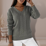 Oriana Gebreide Trui Dames – Zachte Scandinavische Trui met Duurzaam Design