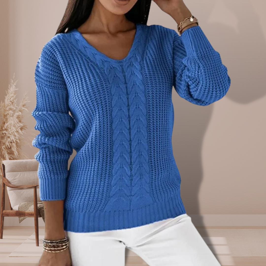 Oriana Gebreide Trui Dames – Zachte Scandinavische Trui met Duurzaam Design