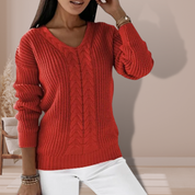 Oriana Gebreide Trui Dames – Zachte Scandinavische Trui met Duurzaam Design