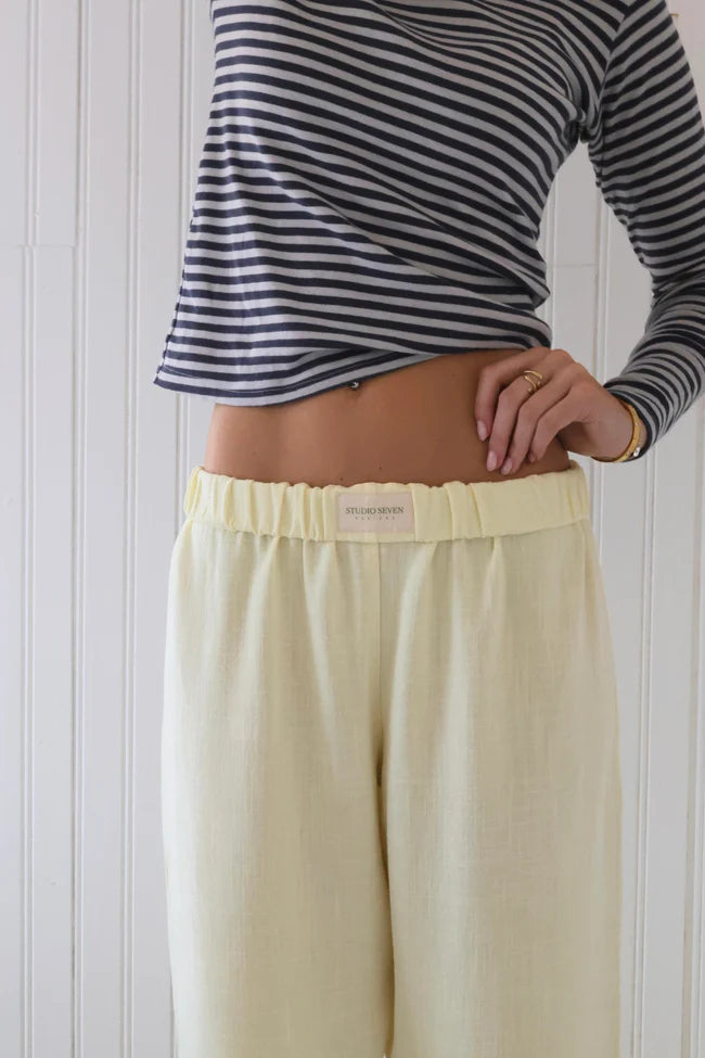 IVY dames lounge broek – comfortabele katoenmix in diverse kleuren