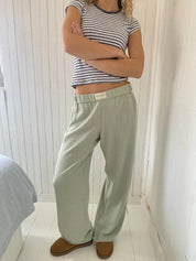 IVY dames lounge broek – comfortabele katoenmix in diverse kleuren