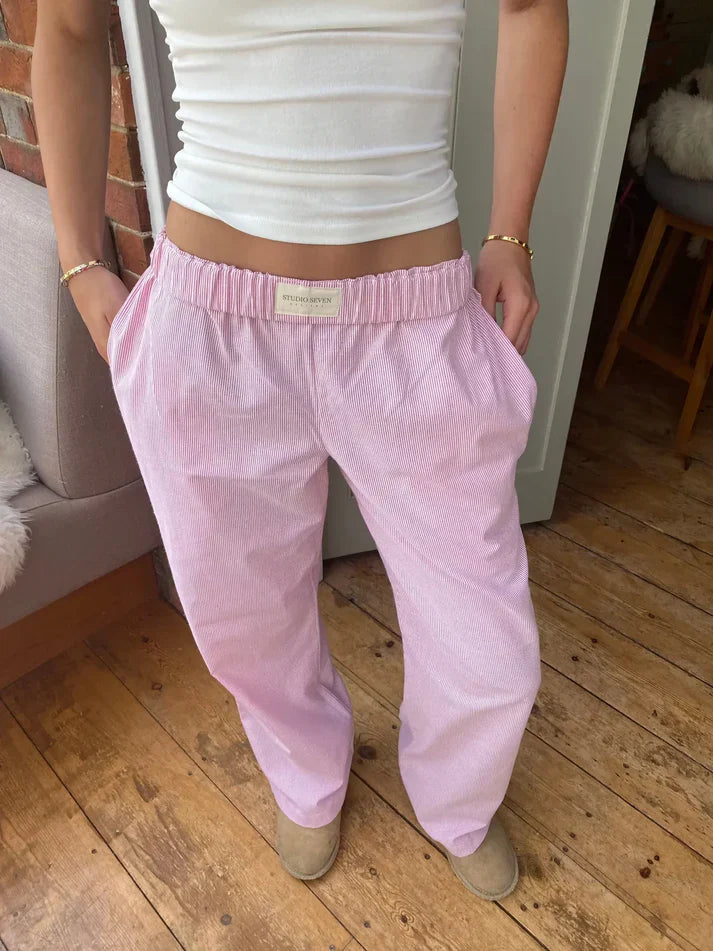 IVY dames lounge broek – comfortabele katoenmix in diverse kleuren
