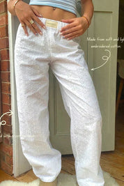 IVY dames lounge broek – comfortabele katoenmix in diverse kleuren