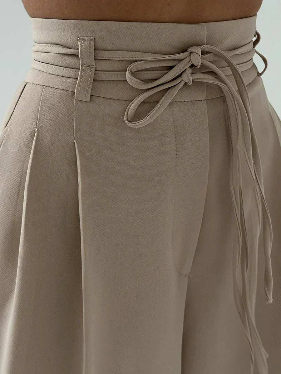 Jane – Elegante dames pantalon met wijde pijpen | Hoge taille & chique comfortbroek