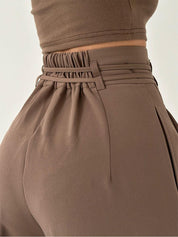Jane – Elegante dames pantalon met wijde pijpen | Hoge taille & chique comfortbroek