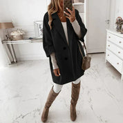 Fallorani Lange Wintertjas voor Dames – Elegante Jas met Knopen & Lichtgewicht Comfort