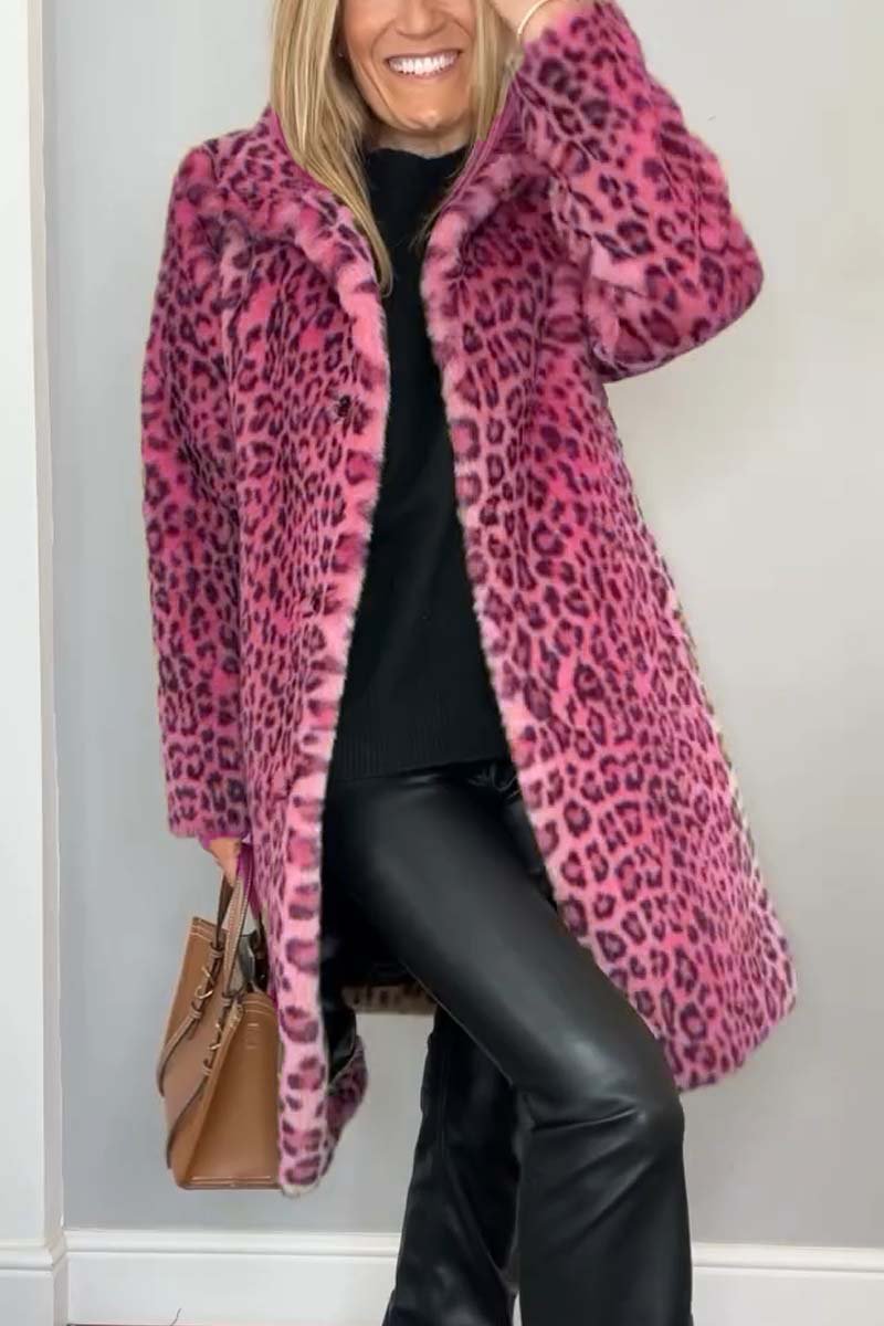 Graciela luipaardjack dames | Trendy winterjas met luipaardprint | Stijlvol statement jack