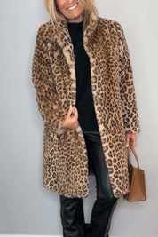 Graciela luipaardjack dames | Trendy winterjas met luipaardprint | Stijlvol statement jack
