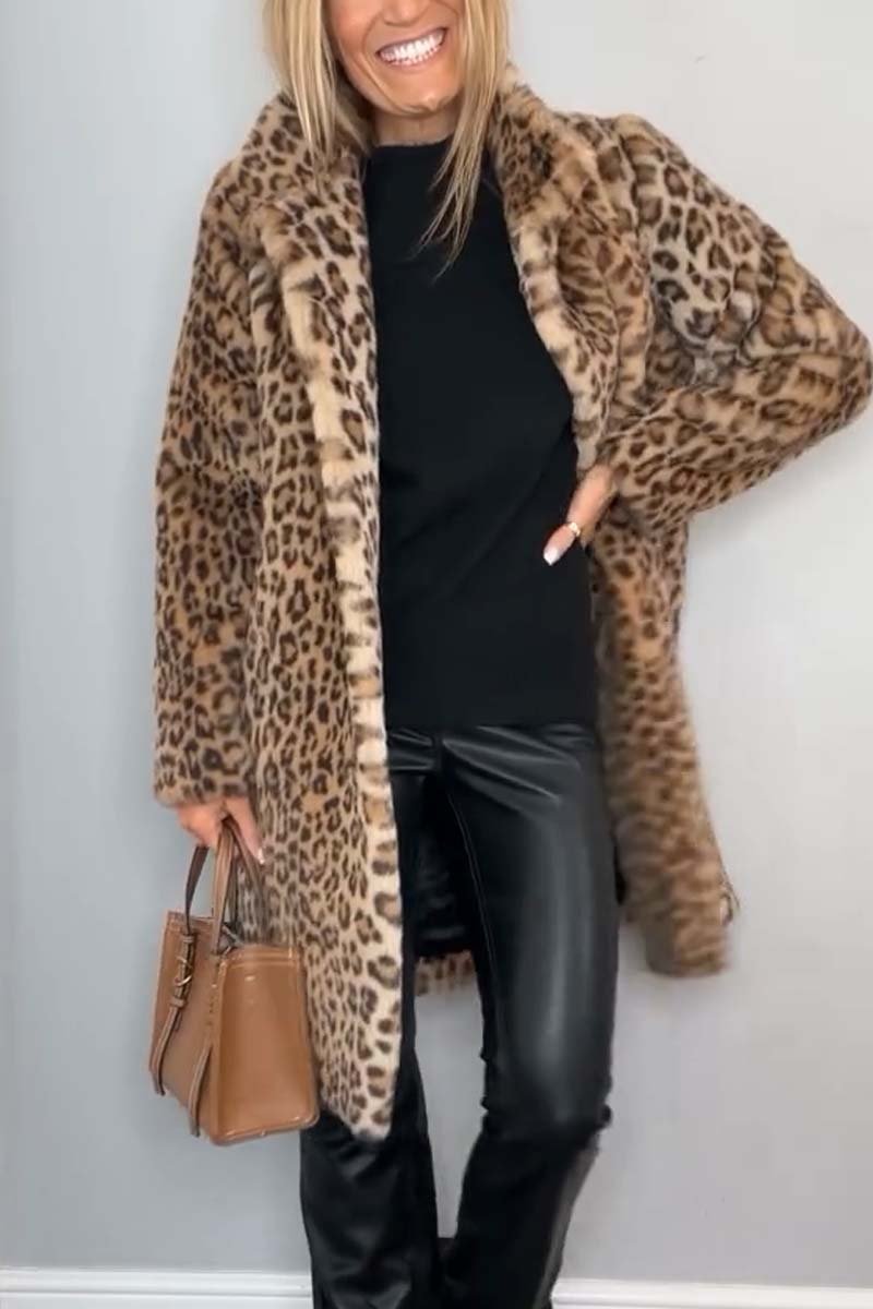 Graciela luipaardjack dames | Trendy winterjas met luipaardprint | Stijlvol statement jack