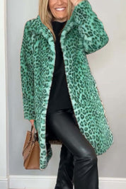 Graciela luipaardjack dames | Trendy winterjas met luipaardprint | Stijlvol statement jack