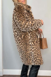 Graciela luipaardjack dames | Trendy winterjas met luipaardprint | Stijlvol statement jack