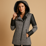 Lotte Lange Winterjas Dames – Warme Jas met Capuchon & Modern Silhouet