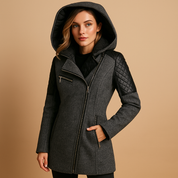 Lotte Lange Winterjas Dames – Warme Jas met Capuchon & Modern Silhouet