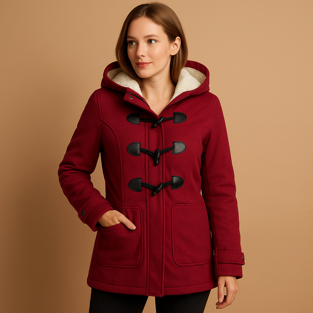 Lange Winterjas Dames met Capuchon – Warme, Winddichte Jas met Elegant Design | Marije