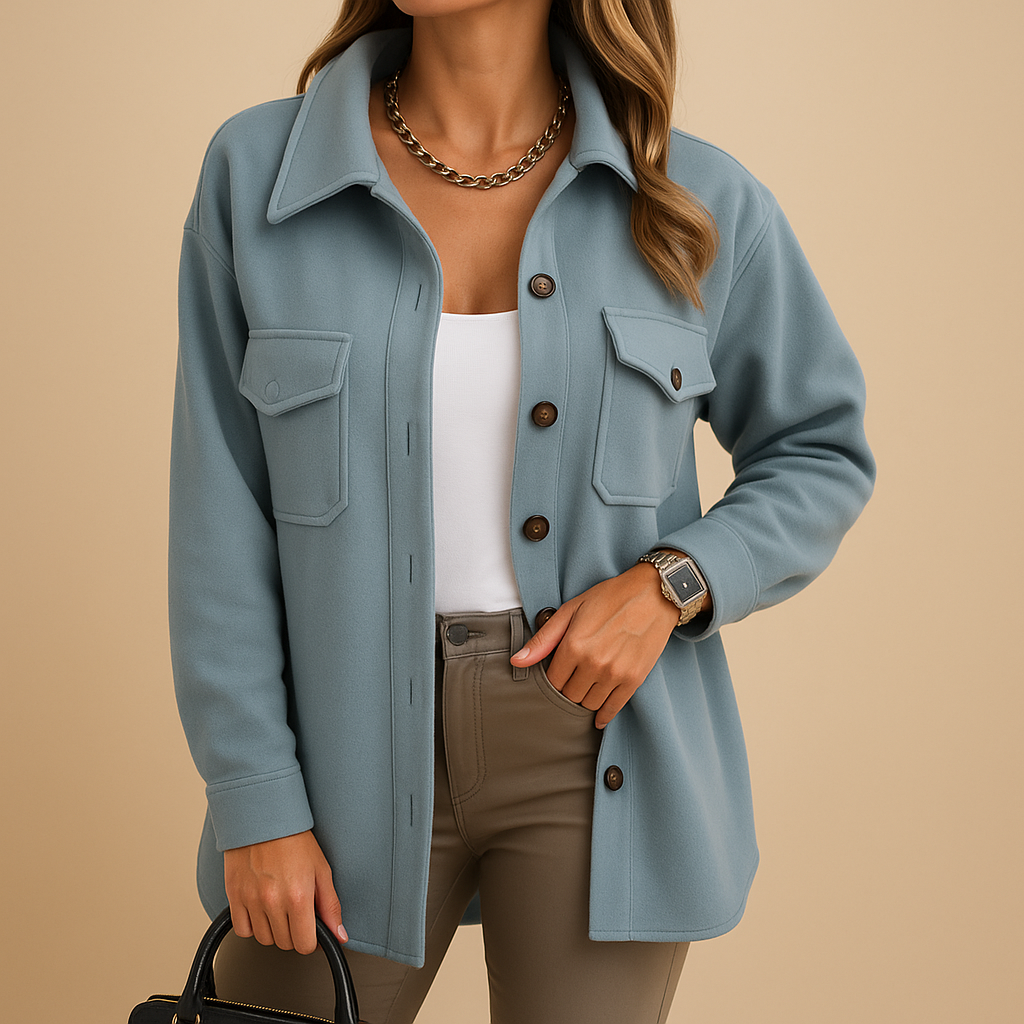 Marlies Lange Winterjas Dames – Elegante Getailleerde Jas met Verfijnd Silhouet