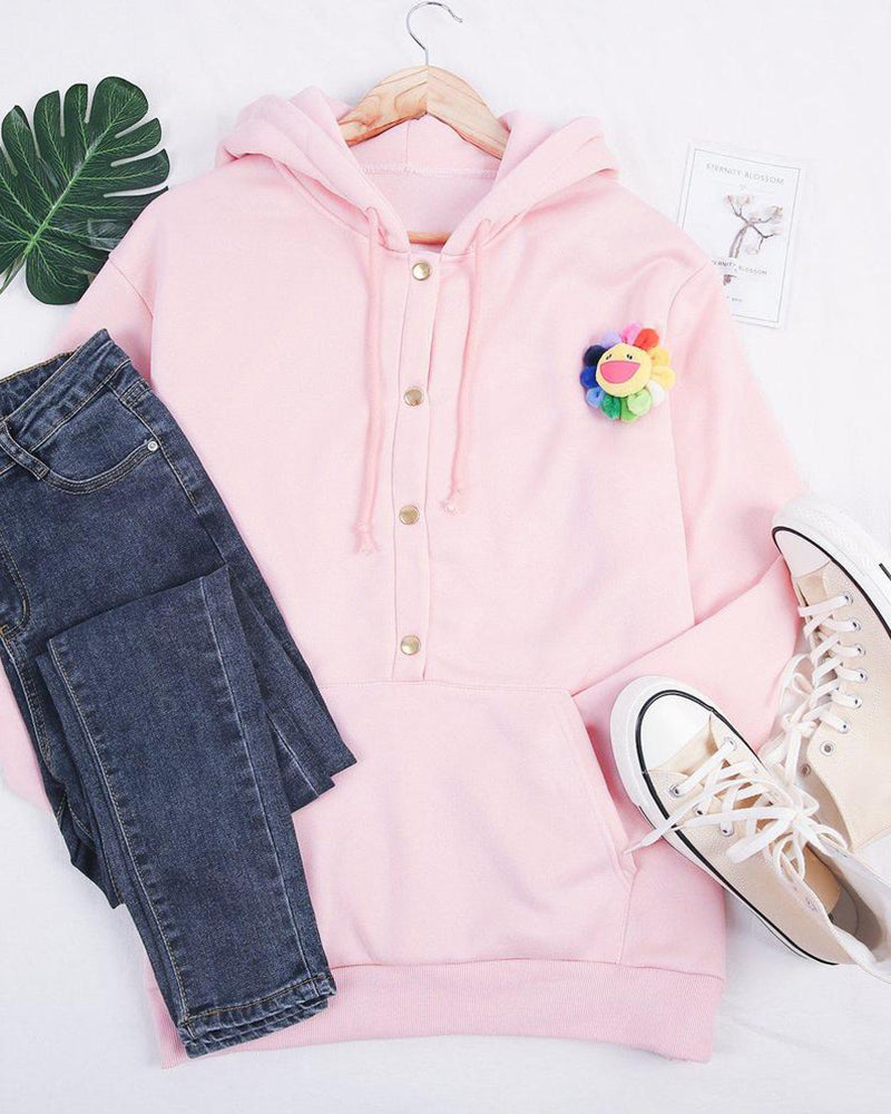Leyla dames hoodie | Relaxte hoodie met trekkoorden | Comfortabele casual trui