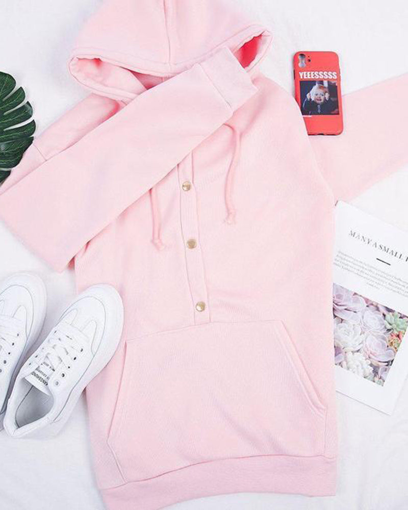 Leyla dames hoodie | Relaxte hoodie met trekkoorden | Comfortabele casual trui