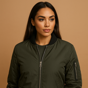 Yara Bomberjack Dames – Lichtgewicht Zomerjack met Ritssluiting & Zijzakken