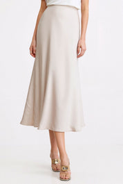 Midirok Dames – Hoge Taille Rok met Drapeereffect | Louise