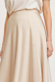 Midirok Dames – Hoge Taille Rok met Drapeereffect | Louise