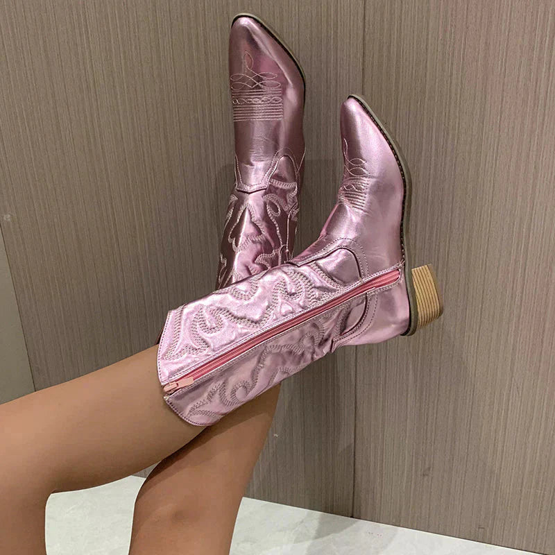 Dames cowboylaarzen – elegante western boots met moderne uitstraling