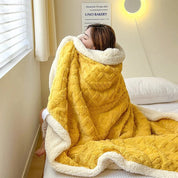 Dikke Lamswollen Winterdeken – Luxe Fleece Deken voor Ultieme Warmte en Comfort | WarmWool