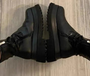 Dames Platform Chelsea Enkellaarsjes – Liora | Warme Voering, Vegan Leer en Gripzool