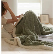 Dikke Lamswollen Winterdeken – Luxe Fleece Deken voor Ultieme Warmte en Comfort | WarmWool