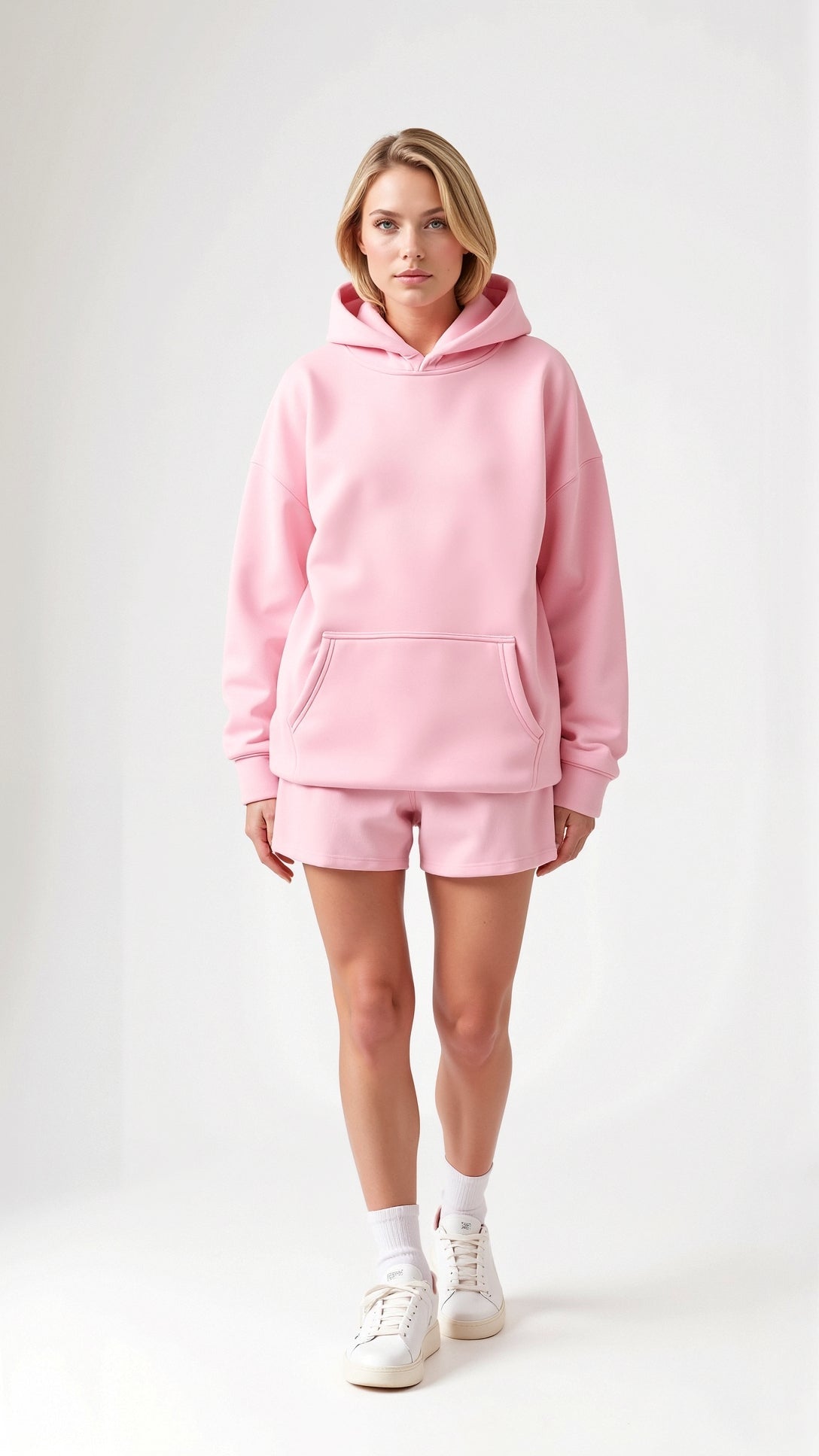 Abigail hoodie dames – geborduurde trui met capuchon en tropisch design