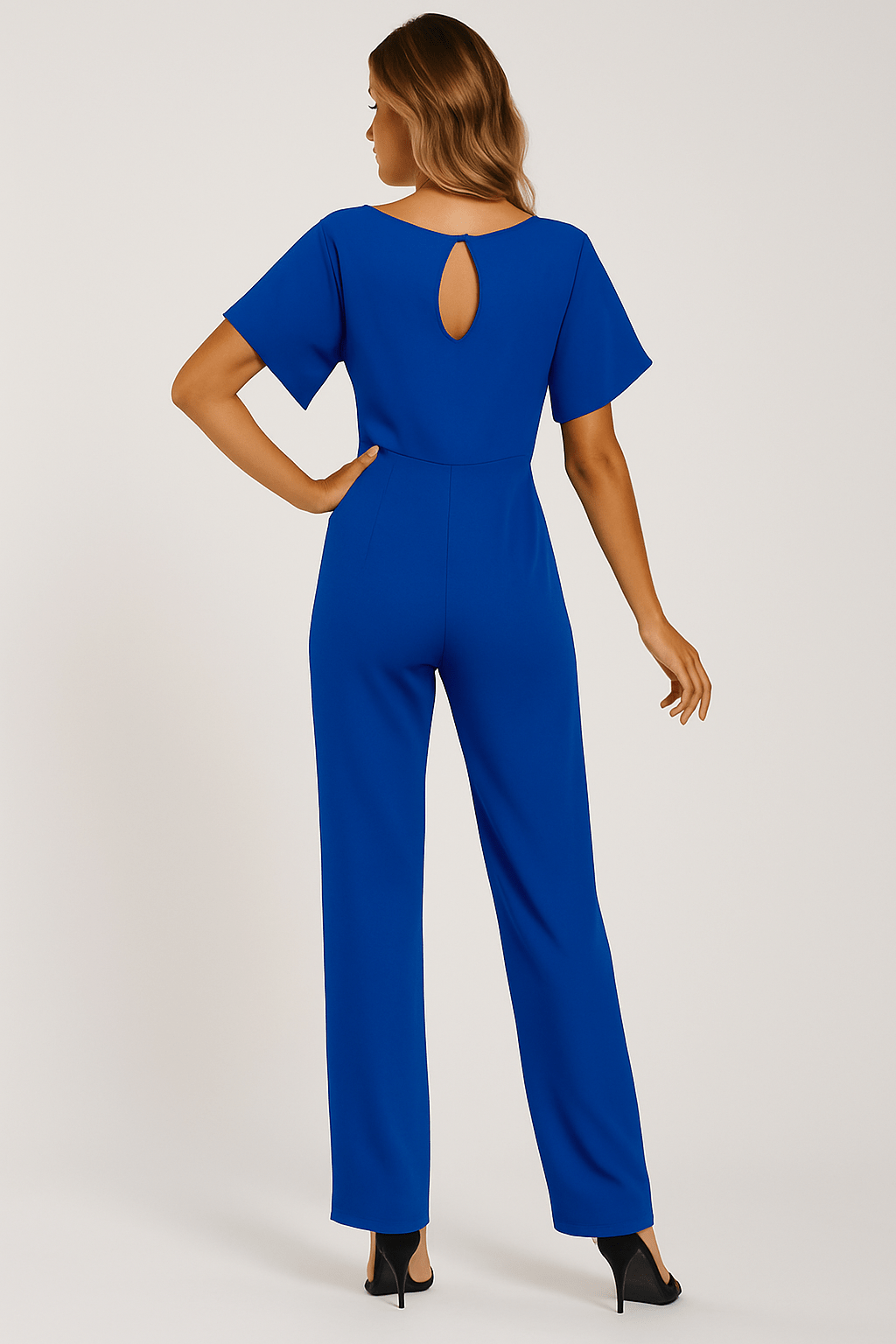 Elva jumpsuit met strikceintuur – elegante dames overall voor dag en avond