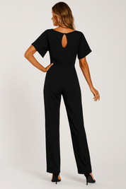 Elva jumpsuit met strikceintuur – elegante dames overall voor dag en avond