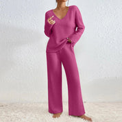 Evangeline tweedelig loungepak – comfortabel dames set met moderne pasvorm