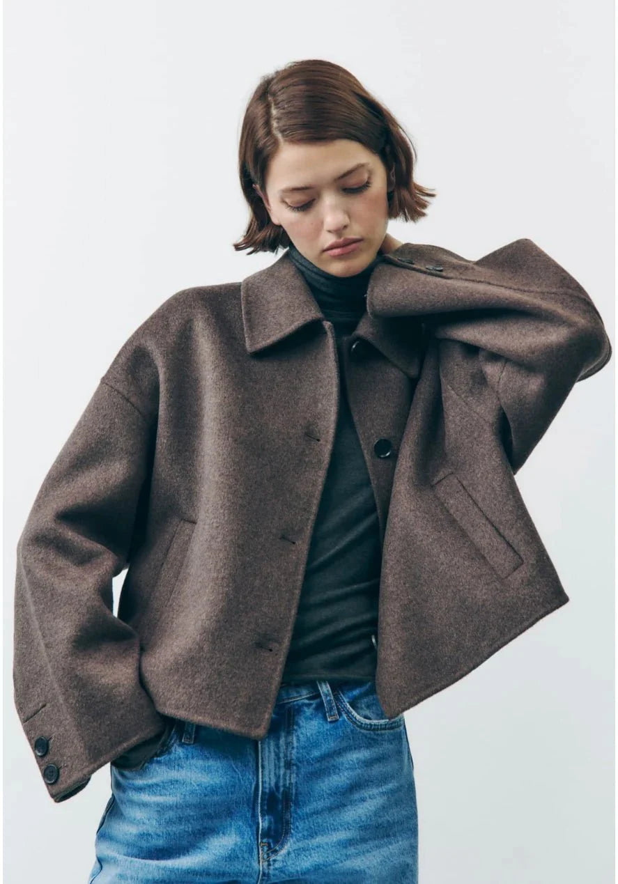 Kharla dames winterjas – oversized dikke jas met warme voering en moderne pasvorm
