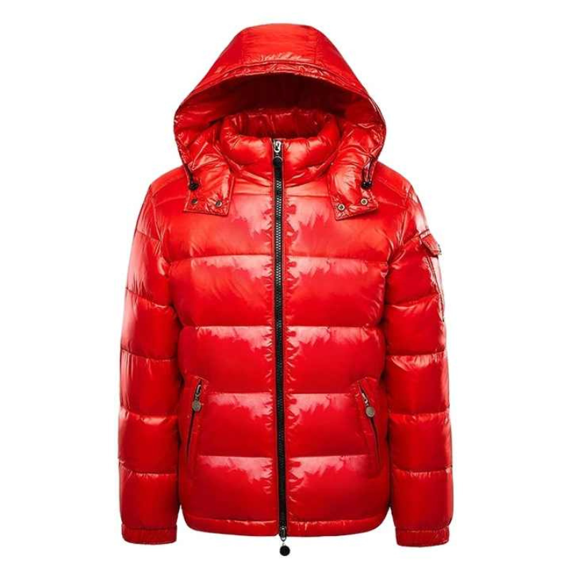 Noa – Glanzend pufferjack dames | Warme winterjas met luxe afwerking & comfortabele pasvorm